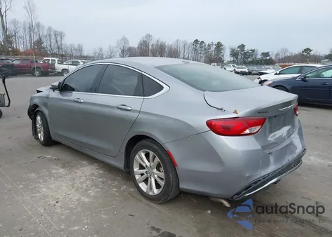 2015 Chrysler 200 Limited из США, поврежденный, VIN 1C3CCCAB8FN694779